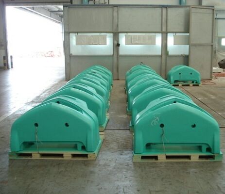 OEM 5 Ton Gietijzeren Tegenwicht Onderdelen met Primer voor Bosbouwmachines