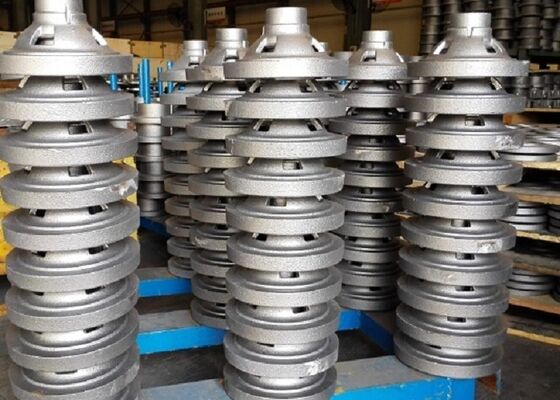 OEM Hoogwaardige Zandgegoten Gietijzer Kleine Metalen Onderdelen FC250 GG25 HT250 Materiaal Voor Heftruck Rails