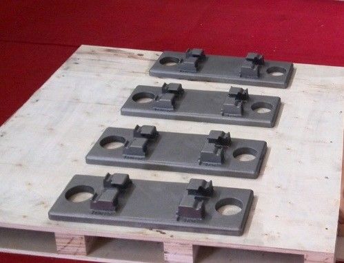 OEM High-Quality Rail Transit Sand Casting Iron Parts Backing Plate Bearing Plate For Railway