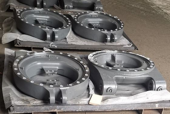 OEM-service van hoge kwaliteit: zand gietijzeren onderdelen connector voor spoorvervoersmachines