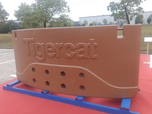 De Vorkheftruck Tegengewicht die van bosbouwmachines Grijs Ijzermateriaal gebruiken