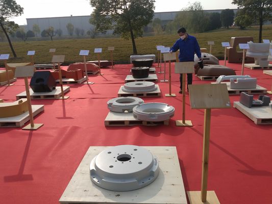 OEM hoogwaardige zand gietijzeren wielen counter gewicht voor machinebouw