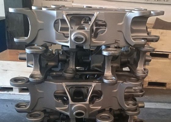 OEM Zandgietijzeren Onderdelen Stuuras ISO 9000 Goedkeuring Voor Bouwmachines