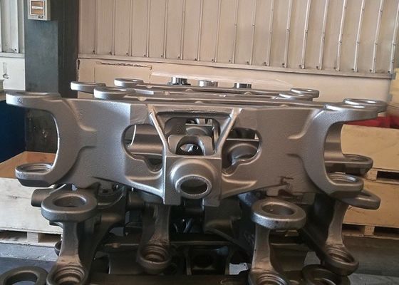 OEM Zandgietijzeren Onderdelen Stuuras ISO 9000 Goedkeuring Voor Bouwmachines