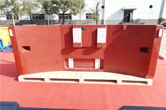 OEM Primer Schilderij 16 Ton Gietijzeren Tegenwicht Zandstralen en Slijpen Oppervlak