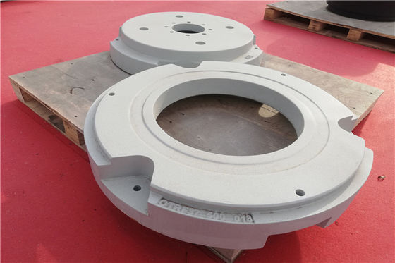 CNC die Gietijzertegengewicht voor Luchtgg 200 van het het Werkvoertuig Materiaal machinaal bewerken