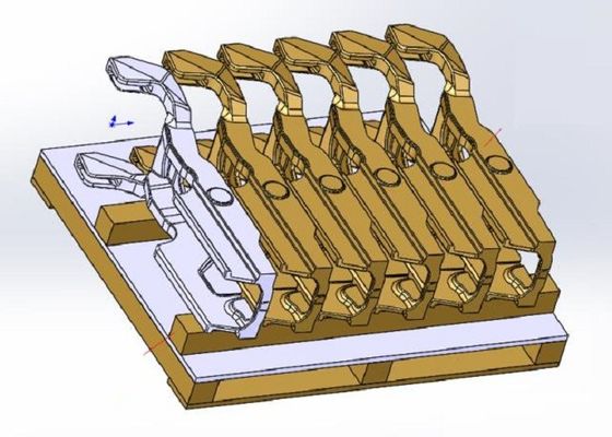 OEM V-Process Zandgietijzeren Onderdelen Contragewicht voor Aerial Work Platform Cracket