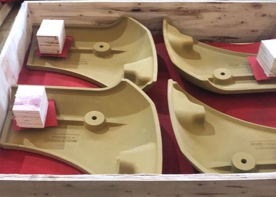 Op maat gemaakte hoge kwaliteit vacuümproces zand gietijzer kleine tegenwegen voor industriële machines