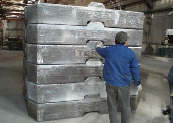 OEM Primer Coating Kraan 10 Ton V-Process Zandgieten IJzeren Contragewicht voor Industriële Machines