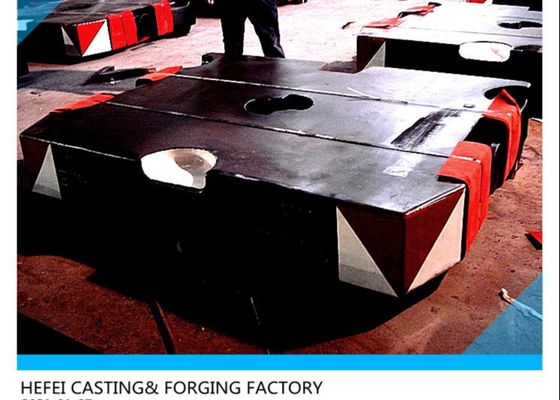 Het schilderen 10000kg GG150 Gray Iron Counter Weight