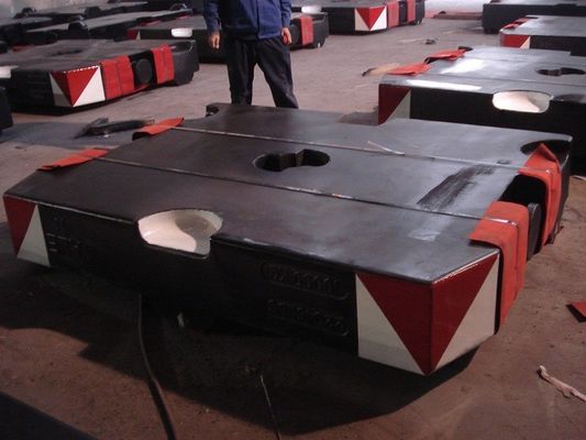 GG200 Gietijzeren Onderdelen 10000kg Lifttegenwicht voor Industriële Machines